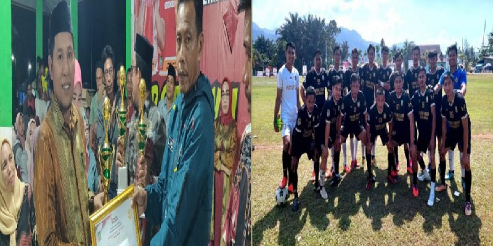 Yang Pertama Kali, Desa Matapila Raih Juara Tingkat Kecamatan Lewat Adu Finalti