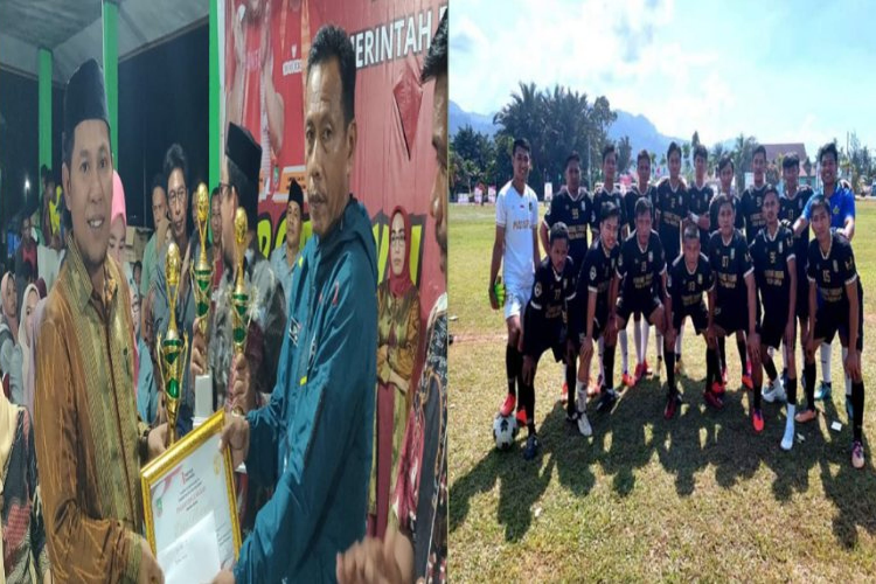 Yang Pertama Kali, Desa Matapila Raih Juara Tingkat Kecamatan Lewat Adu Finalti