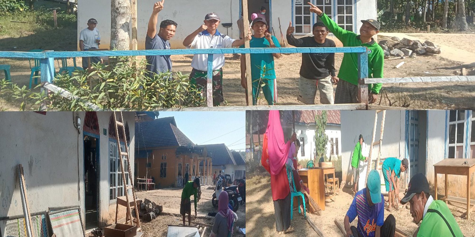 Imbas Penyegelan Kantor Dan Balai Desa Lamooso, Terpaksa Perangkat Desa Berkantor di Rumah Warga