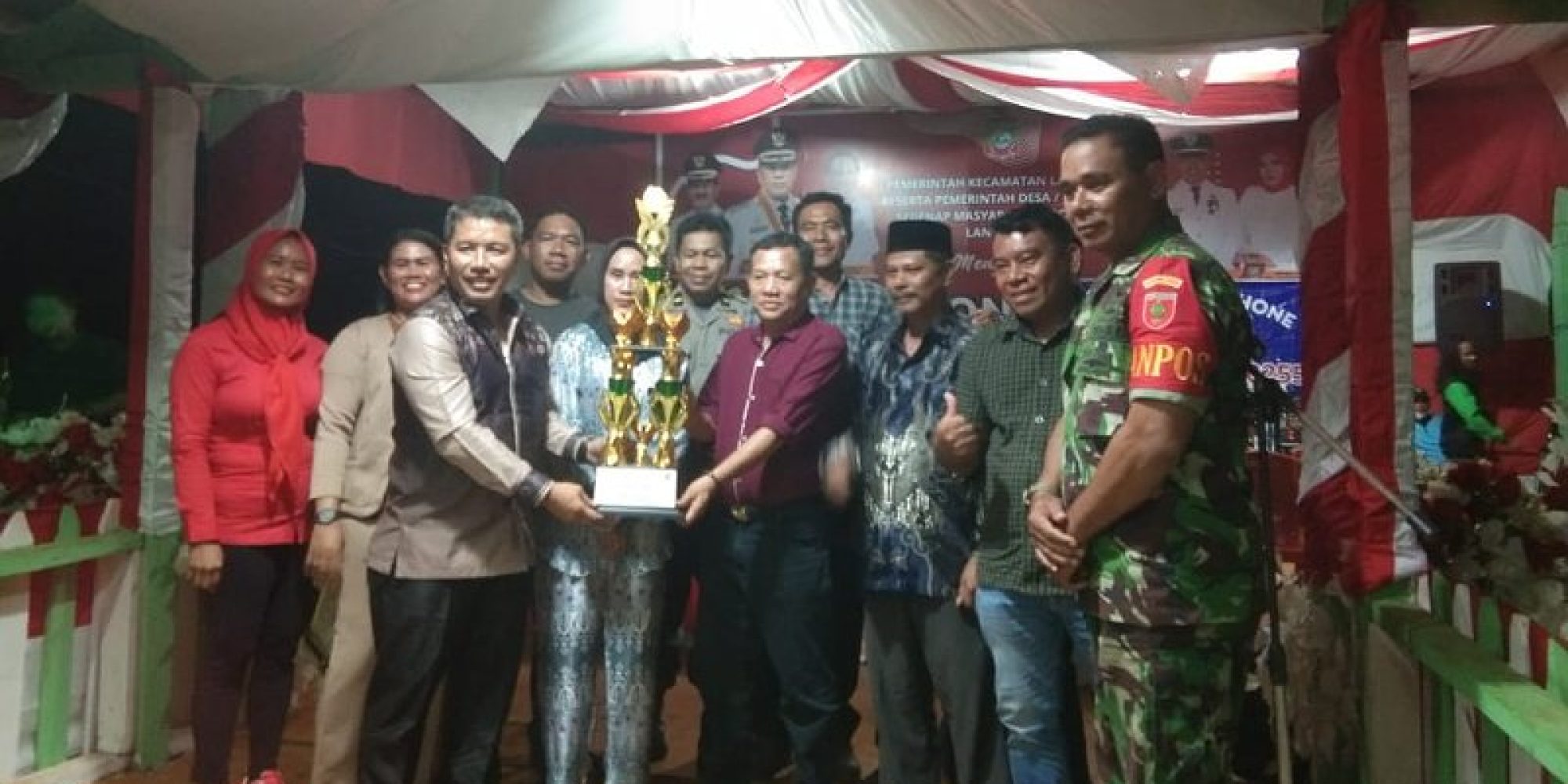 Pemerintah Kecamatan Langgikima Resmi Menutup Lomba Porseni, Desa Molore Pantai Sabet Juara Umum