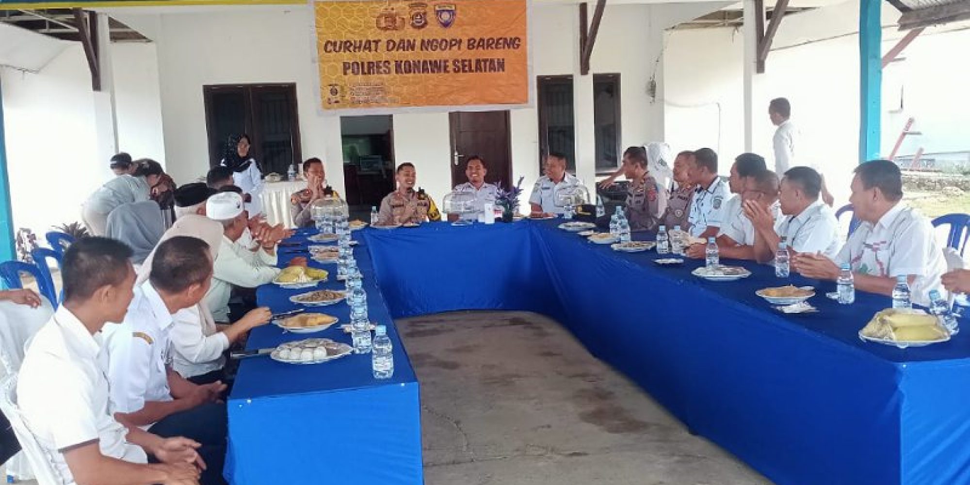 Gelar Jumat Curhat, Kapolres Konsel Serap Aspirasi Masyarakat Palangga