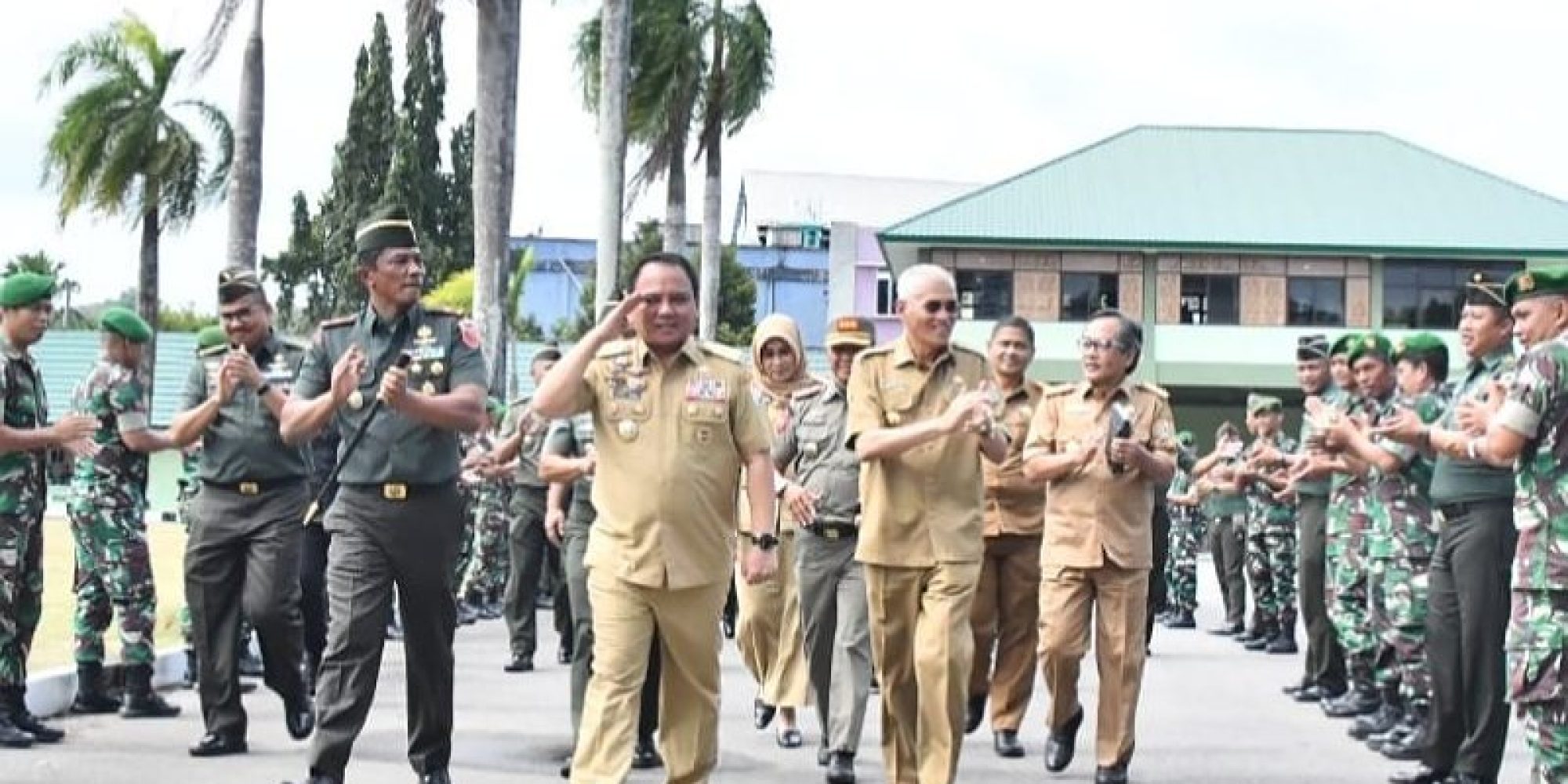 Silahturahmi Dan Sinergitas Dengan Pemprov, Danrem 143/HO Terima Kunjungan Kerja Pj. Gubernur Sultra