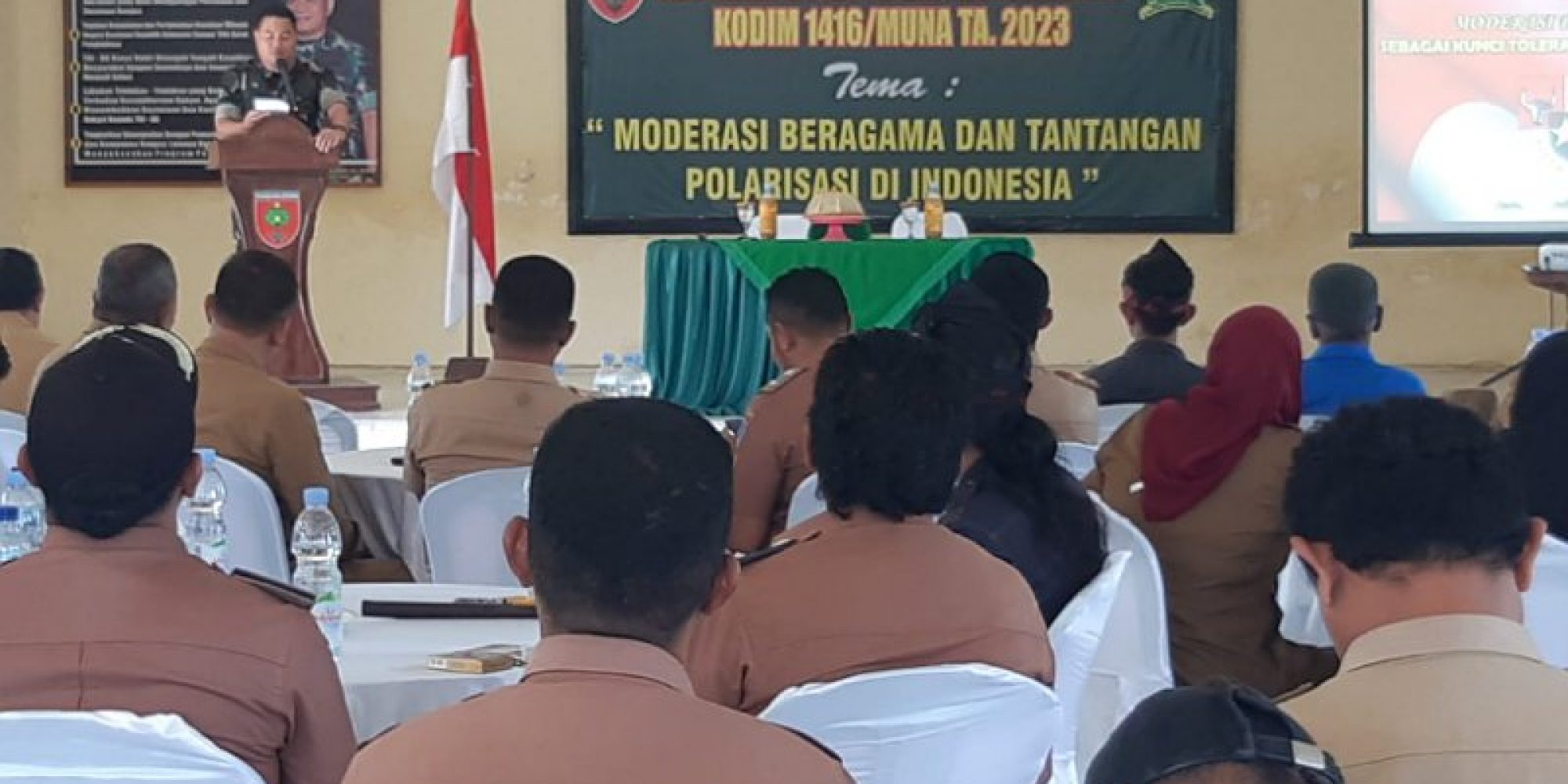 Bertemakan “Moderasi Beragama Dan Tantangan Polarisasi Di Indonesia” Kodim 1416/ Muna Gelar Komsos