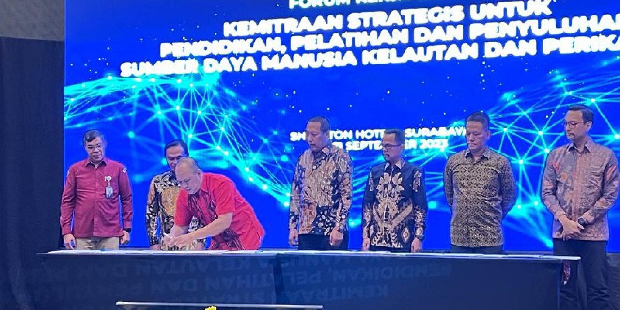 Tingkatkan SDM Dalam Sektor Kelautan Dan Perikanan, Pemda Konut Lakukan Pendatanganan Nota Kesepakatan Bersama BRSDM