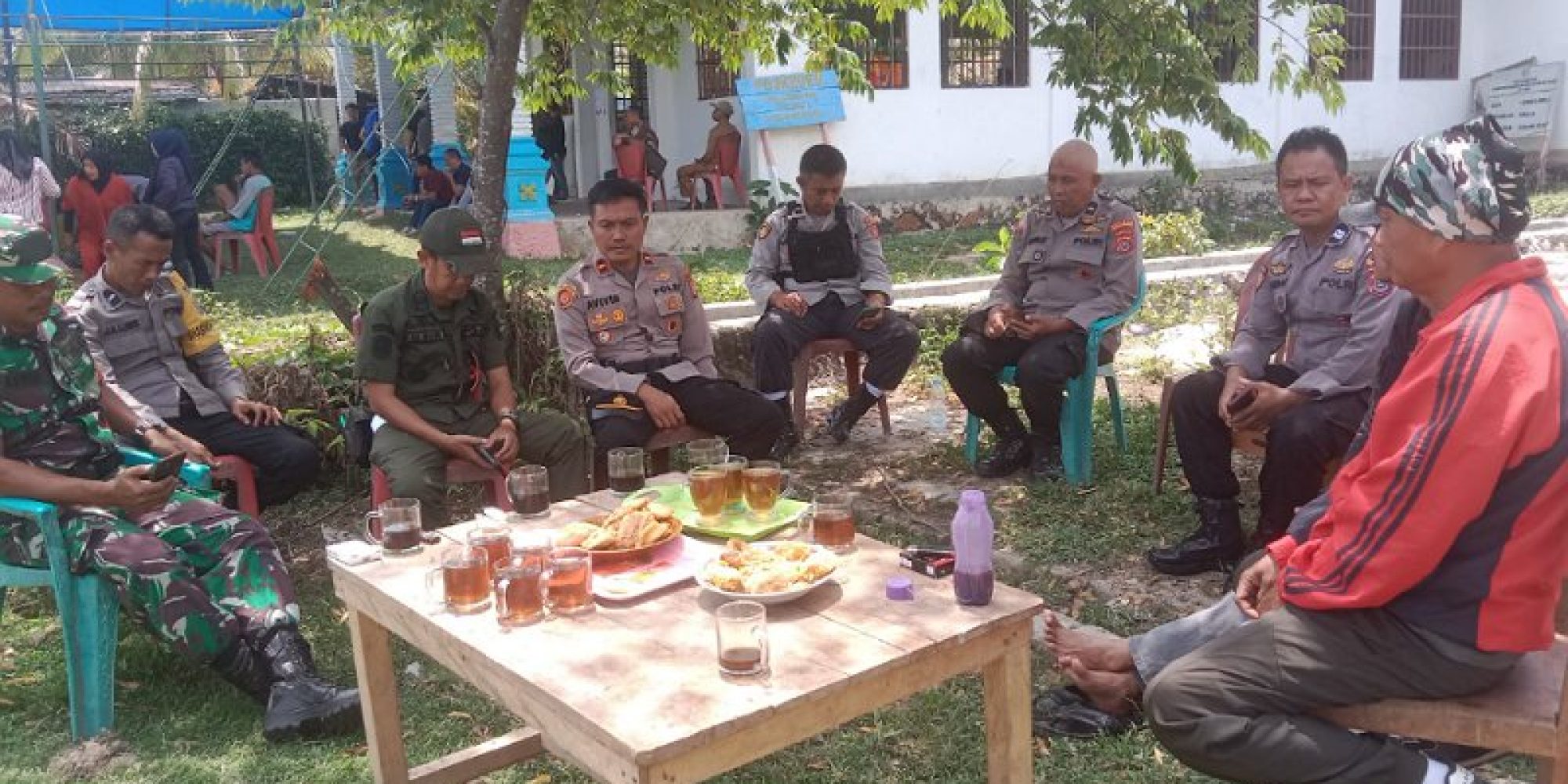 Pastikan Pilkades Berjalan Aman dan Kondusif, Kapolsek Angata Terjun Langsung Pantau TPS