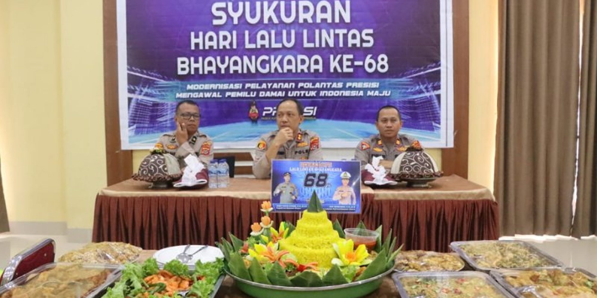 Peringati Hari Lalulintas Bhayangkara ke-68, Satlantas Polres Konut Adakan Syukuran