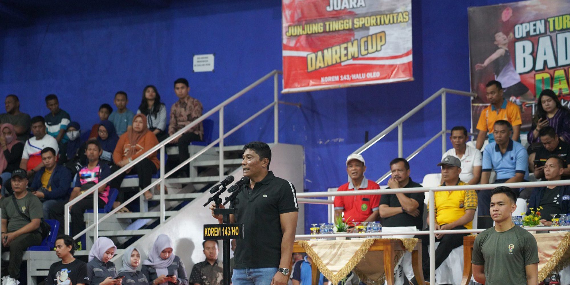 Open Turnamen Badminton Danrem Cup 2023 Resmi Bergulir