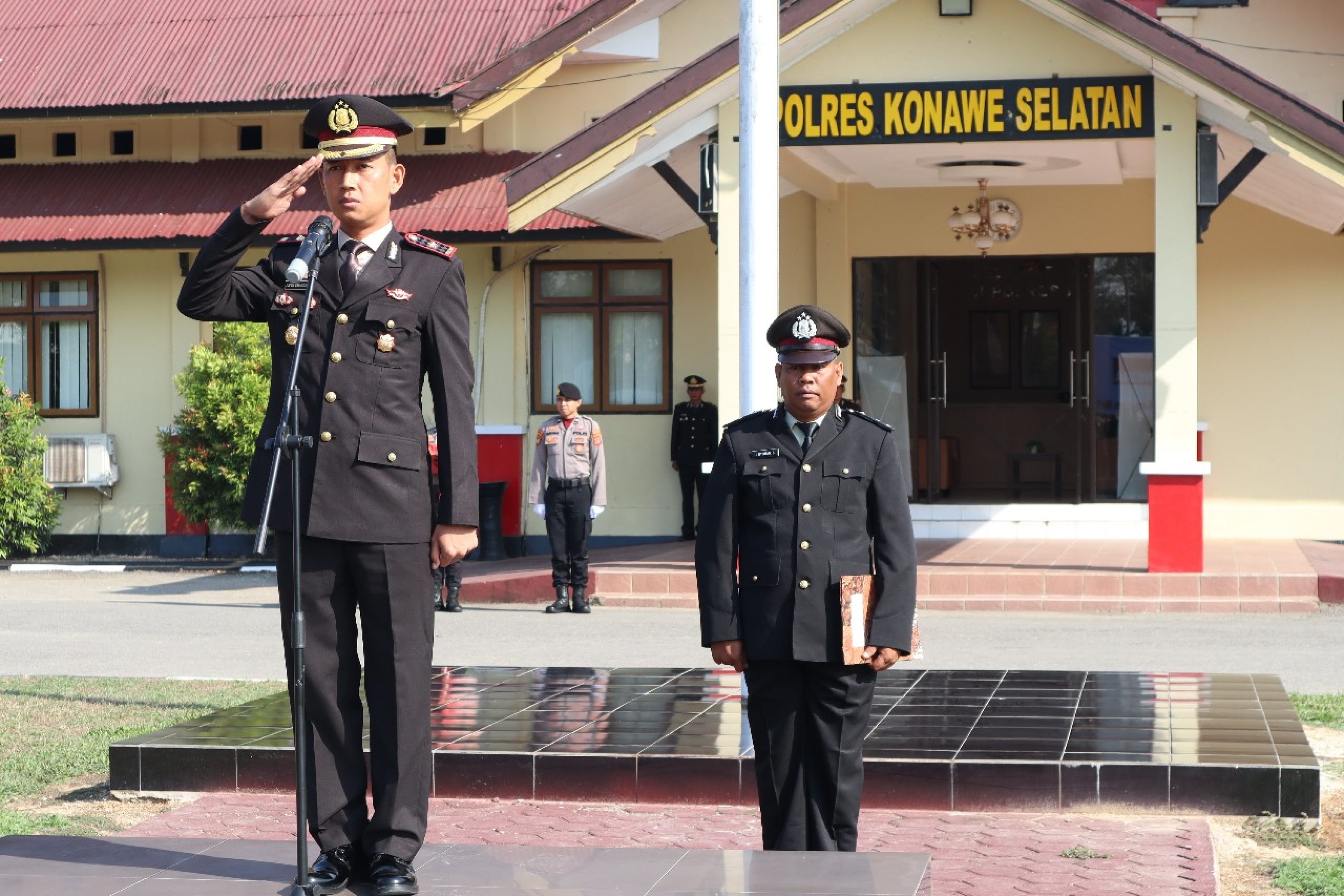 Wakapolres Konsel Pimpin Upacara Hari Sumpah Pemuda Ke – 95