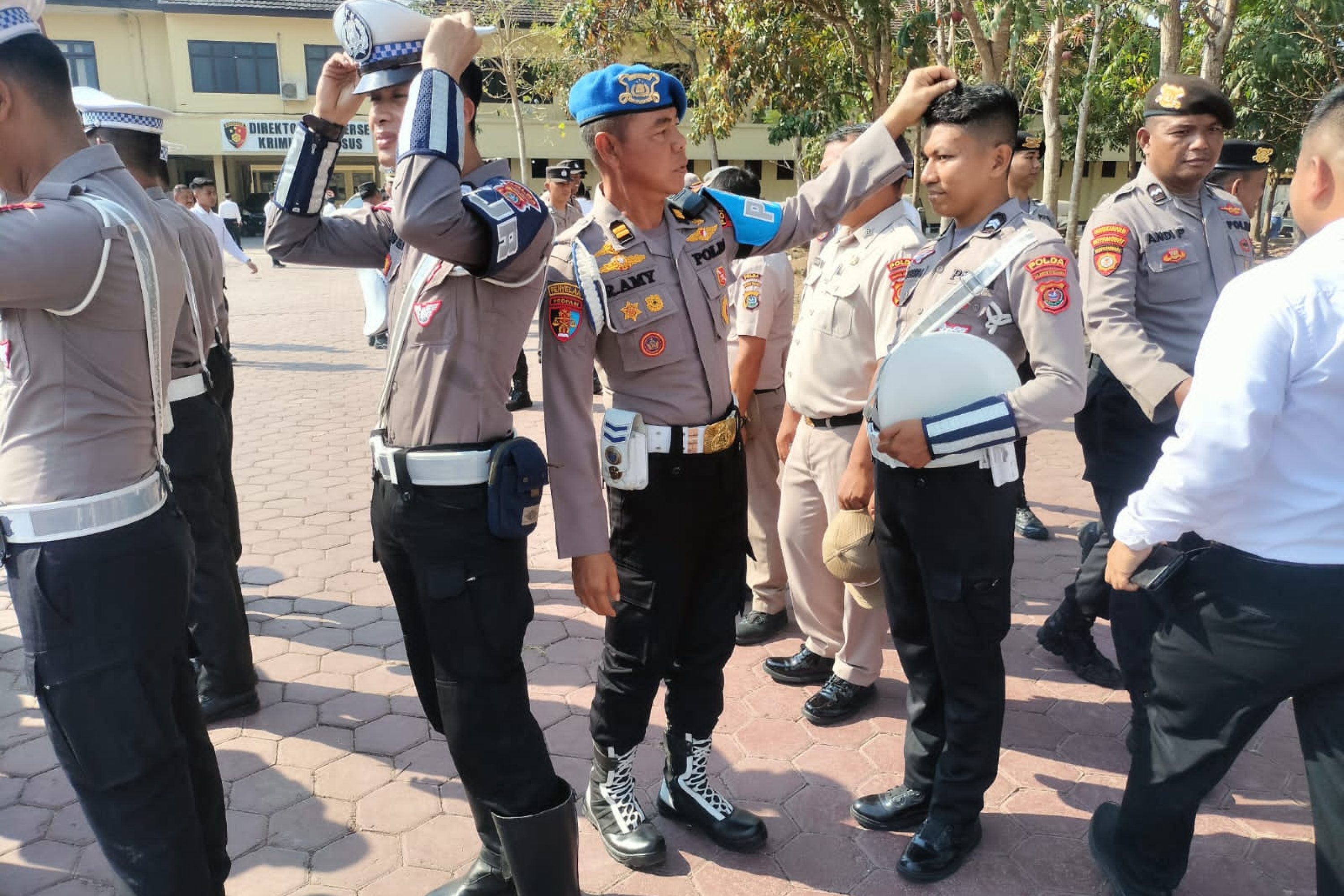 Giat Gaktibplin Bid Propam Polda Sultra, Tertibkan Kendaraan Personel, Gampol, dan Sikap Tampang
