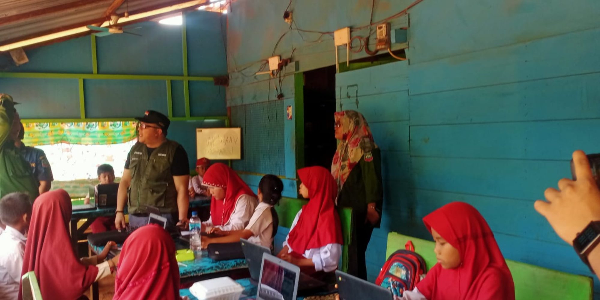 Kadis PK Konut Lakukan Monitoring  Pelaksanaan ANBK Di SD Negeri  5 Laskep