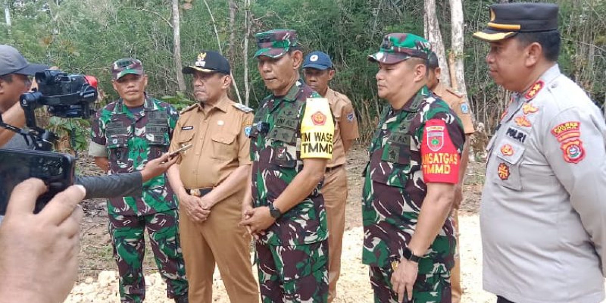 Asops Kasad, Selaku Ketua Tim Wasev Tinjau TMMD 118 Kodim 1416/Muna