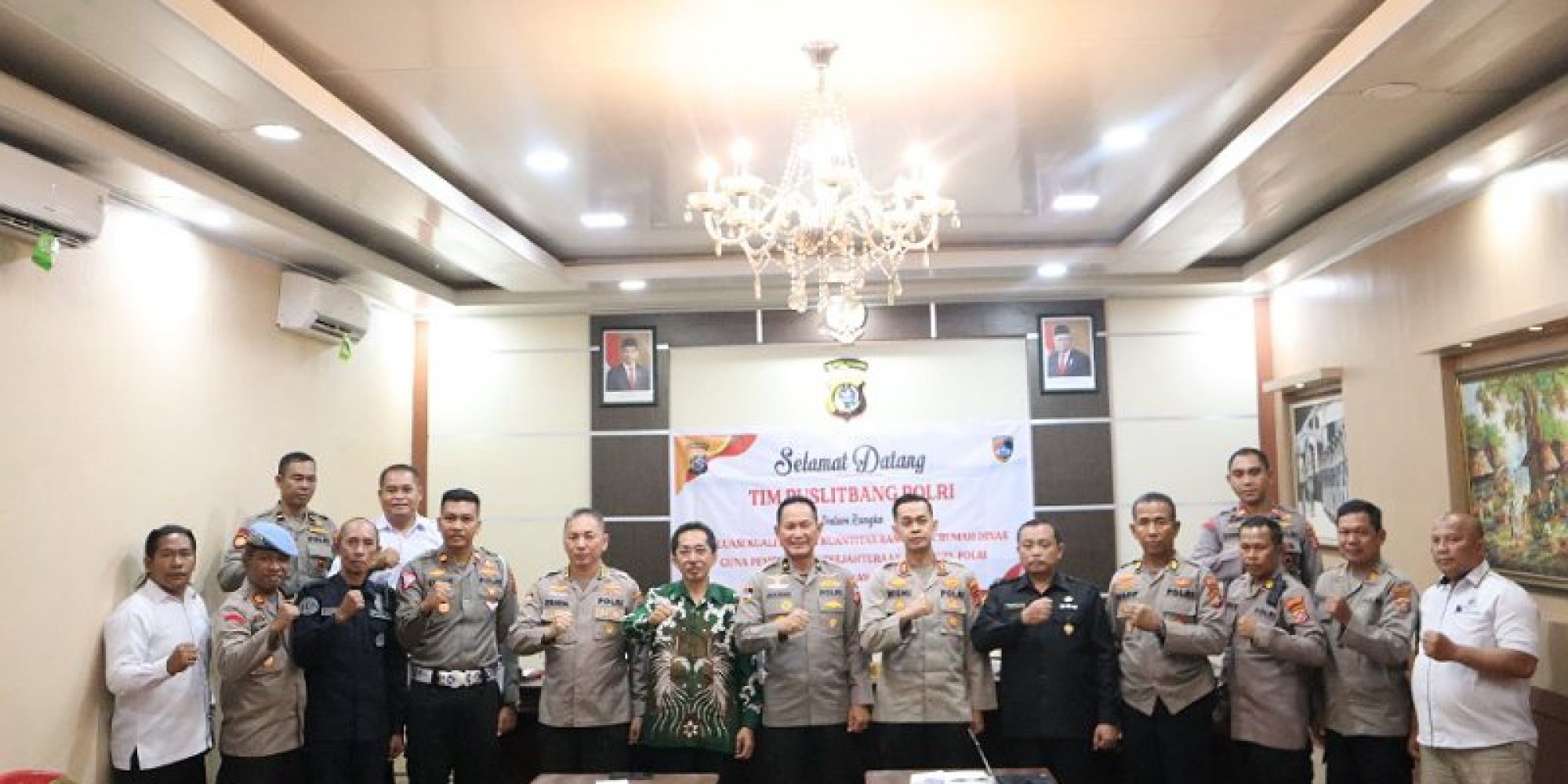 Tim Puslitbang Polri Gelar Kunker Ke Polres Konsel Guna Mengevaluasi Pembangunan Rumah Dinas Rusun