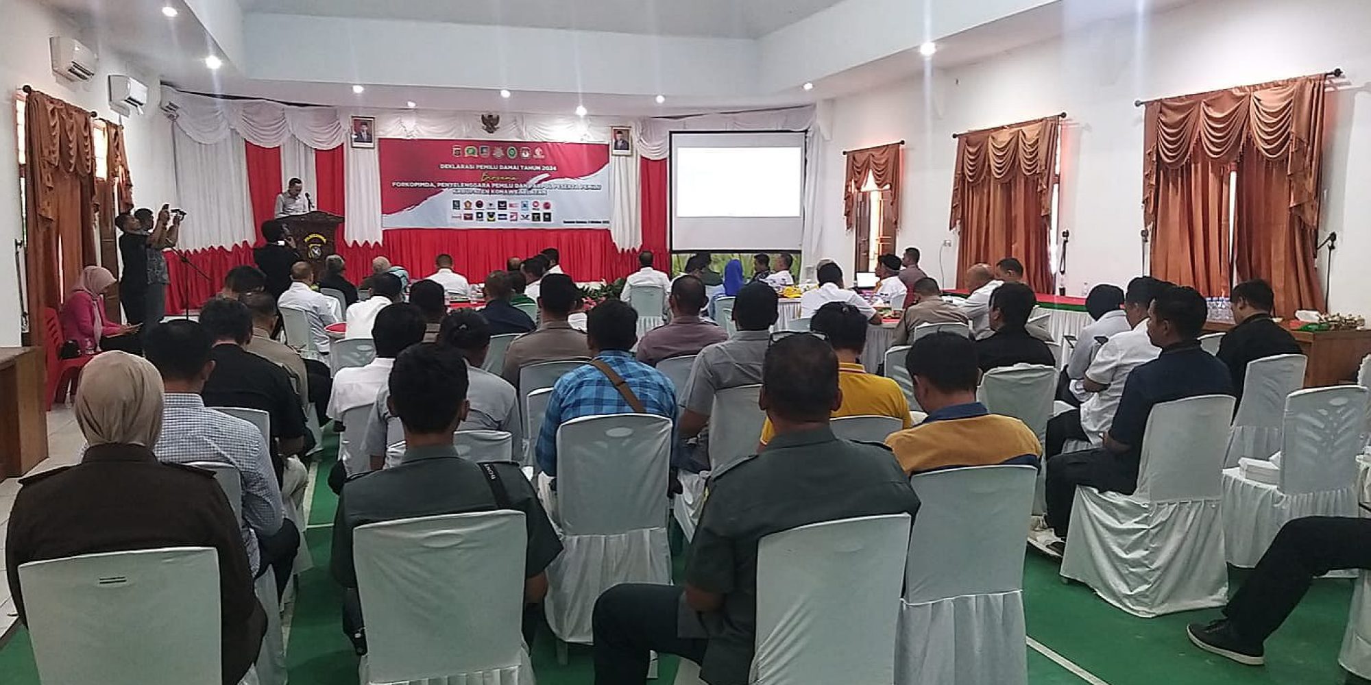 Pastikan Situasi Aman dan Kondusif Saat Pemilu 2024, Polres Konsel Gelar Deklarasi Damai