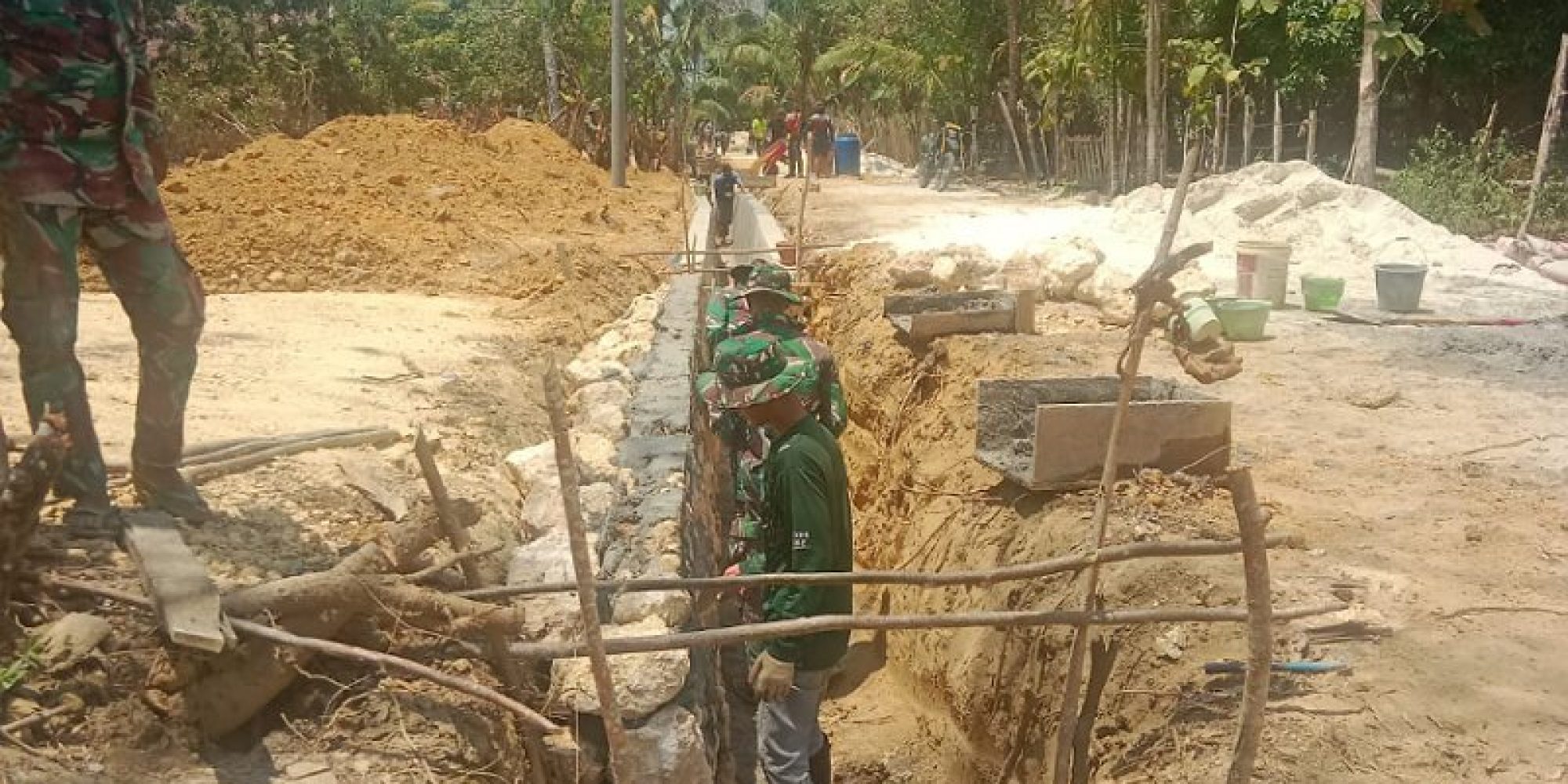 Sasaran Fisik Satgas TMMD 118 Kodim 1416/Muna Hampir Selesai