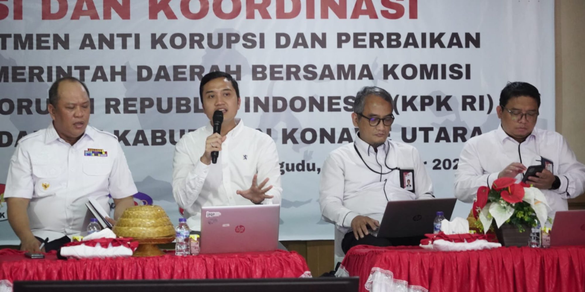 Pemda Konut Gelar Kegiatan Audiensi Bersama KPK RI Dalam Rangka Penguatan Komitmen Anti Korupsi