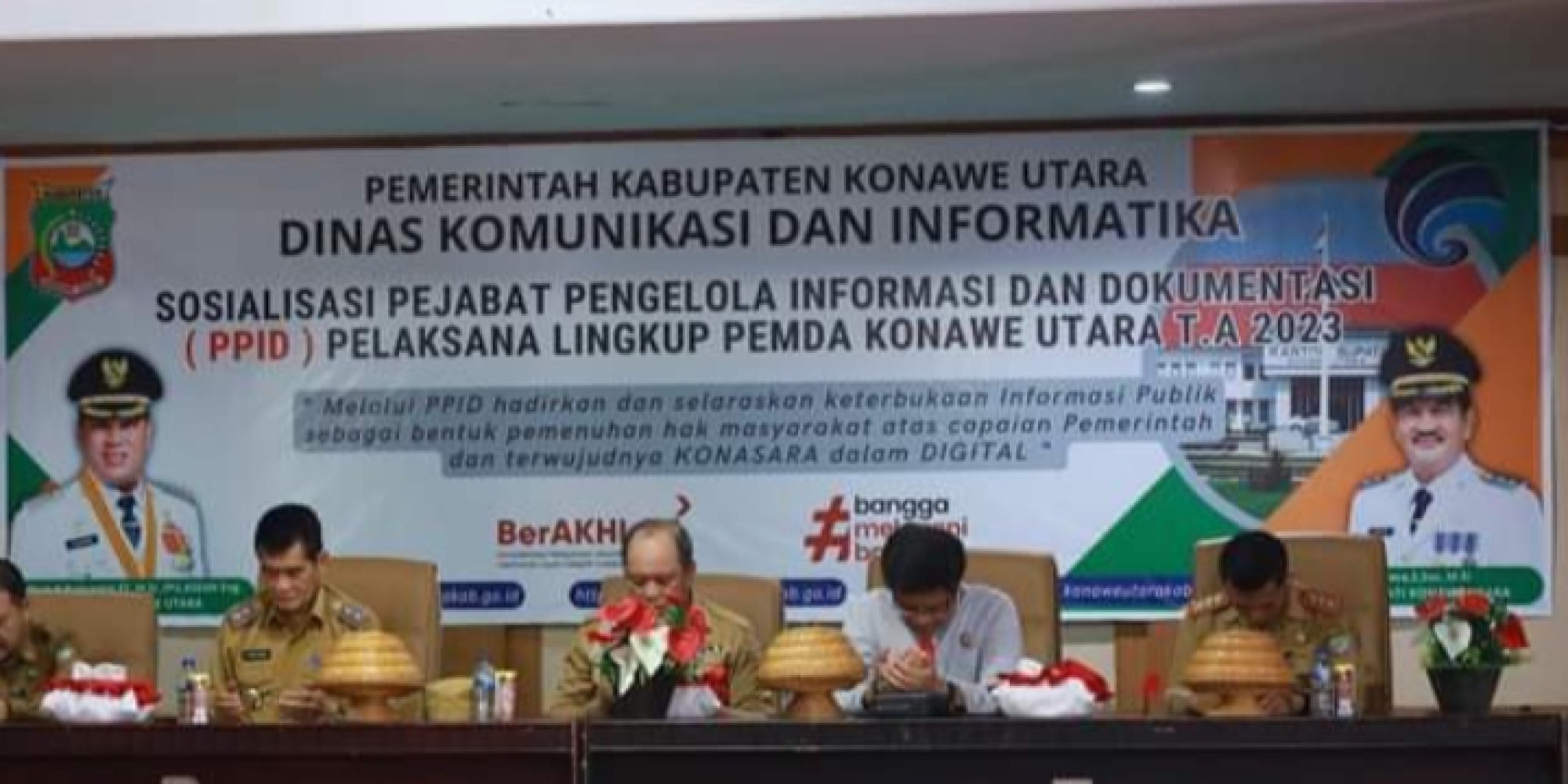 Bupati konut Ruksamin Buka Sosialisasi PPID, Berikut Penekanannya