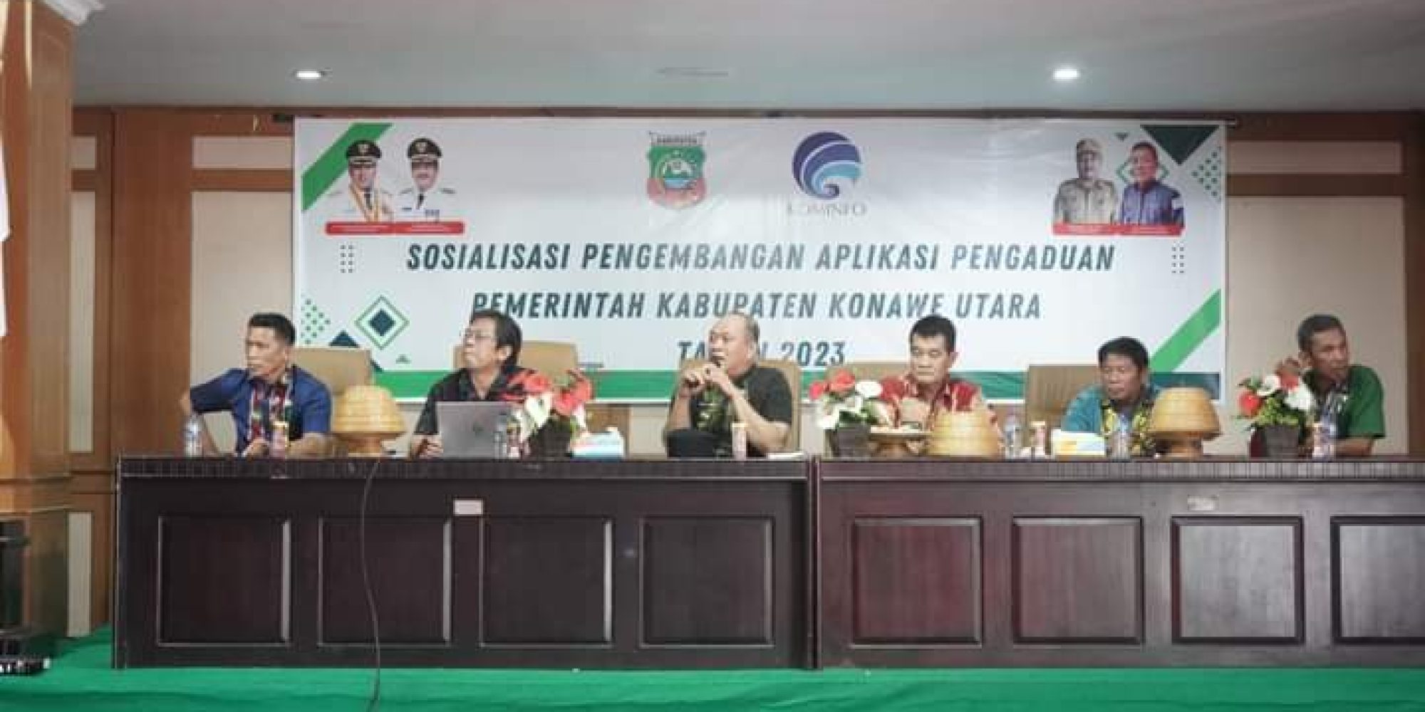 Buka sosialisasi pengembangan Aplikasi Pengaduan Bagi Masyarakat, Ruksamin Sebut Satu – Satunya Di Indonesia