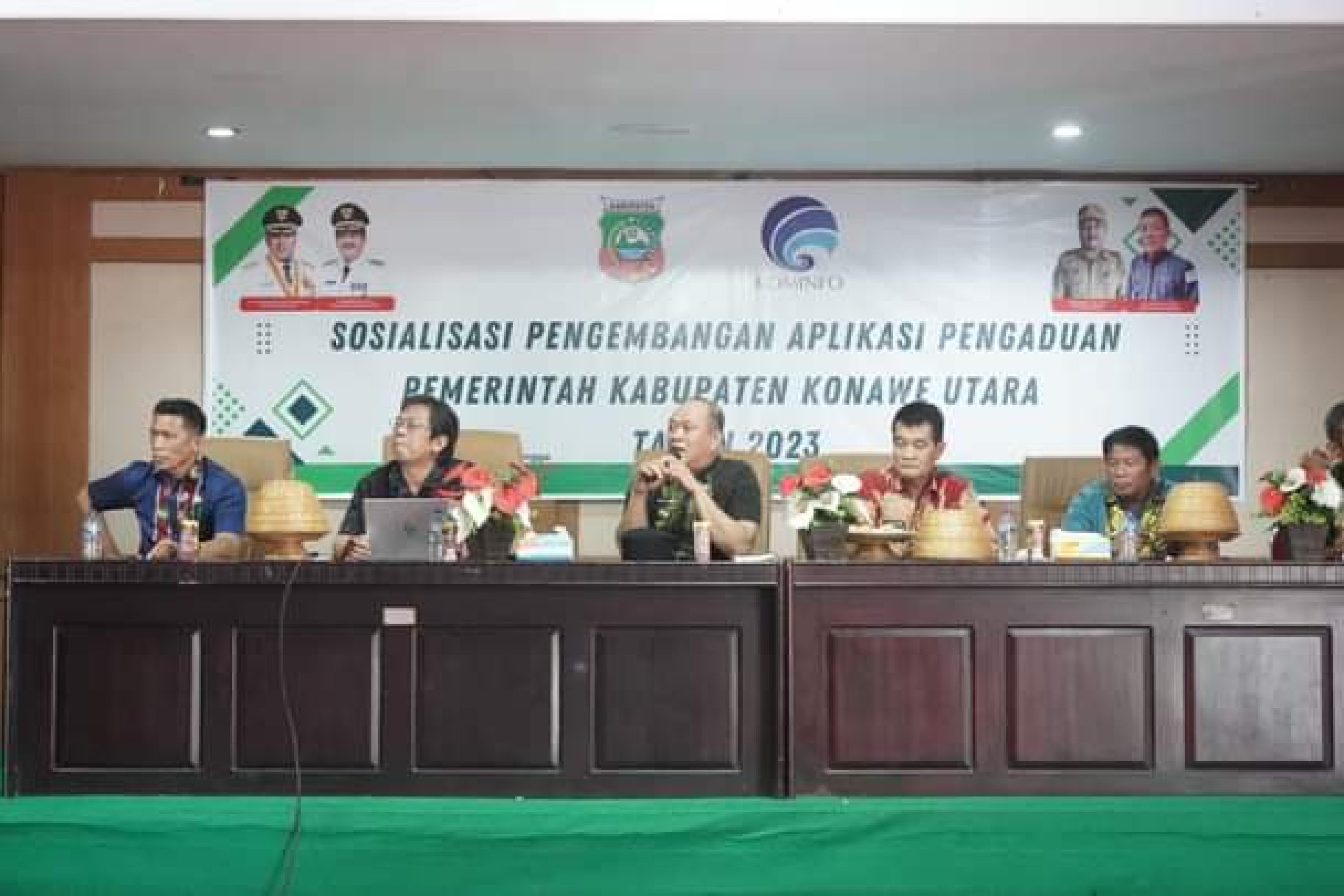 Buka sosialisasi pengembangan Aplikasi Pengaduan Bagi Masyarakat, Ruksamin Sebut Satu – Satunya Di Indonesia