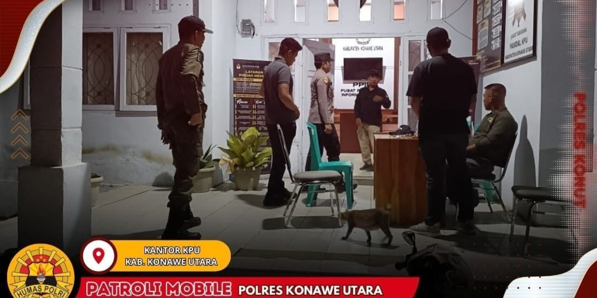 Jaga Kamtibmas, Satgas OMB Anoa Polres Konut Lakukan Patroli Presisi Tiga Pilar