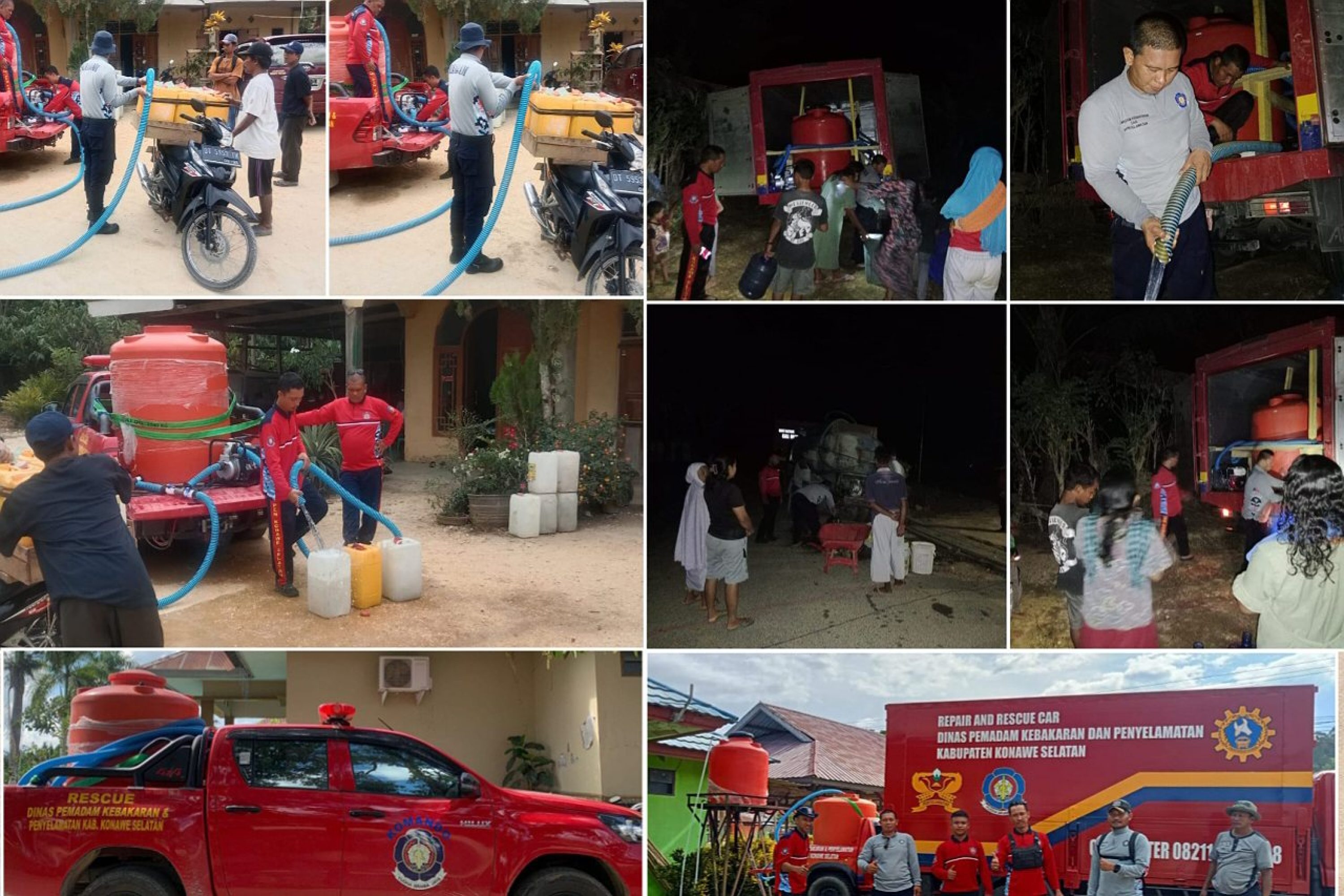 Tindaklanjuti Intruksi Bupati Konsel, Dampen Berhasil Tangani 11 Kec. Wilayah Dampak Kekeringan