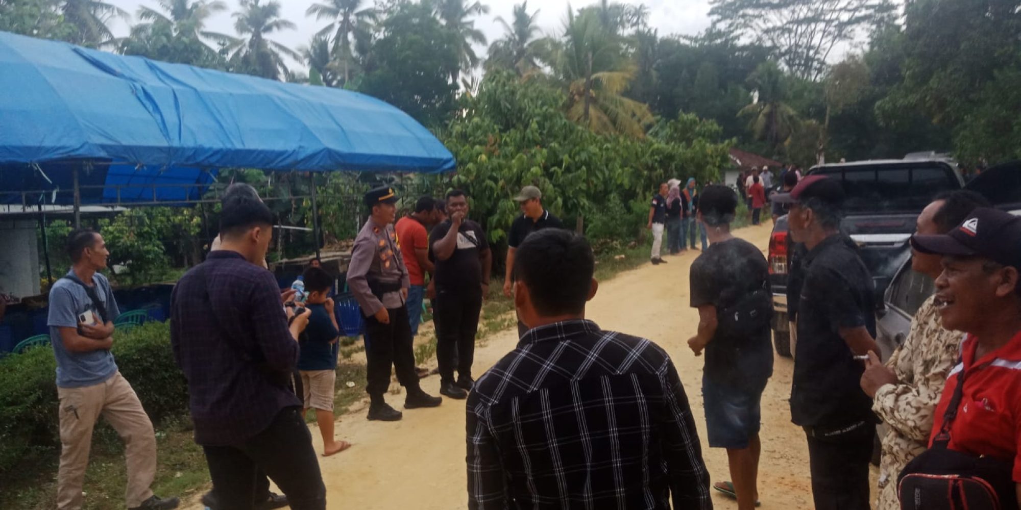 Calon Legeslatif Kampanye Diwilayah Kecamatan Buke , Polsek Buke Berikan Pengamanan