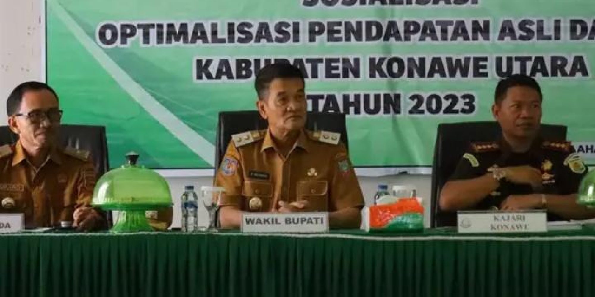 Wakil Bupat Konut Buka Acara Sosialisasi Optimalisasi Pendapatan Asli Daerah Tahun 2023