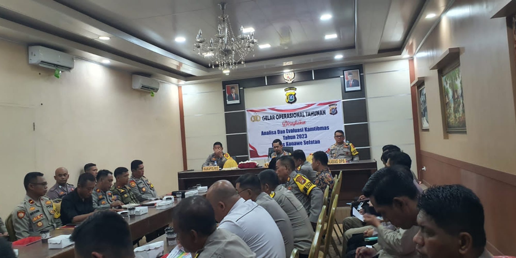 Gelar Operasional Bulanan, Ini Penekanan Kapolres Konsel Kepada Personel Pada Pemilu 2024