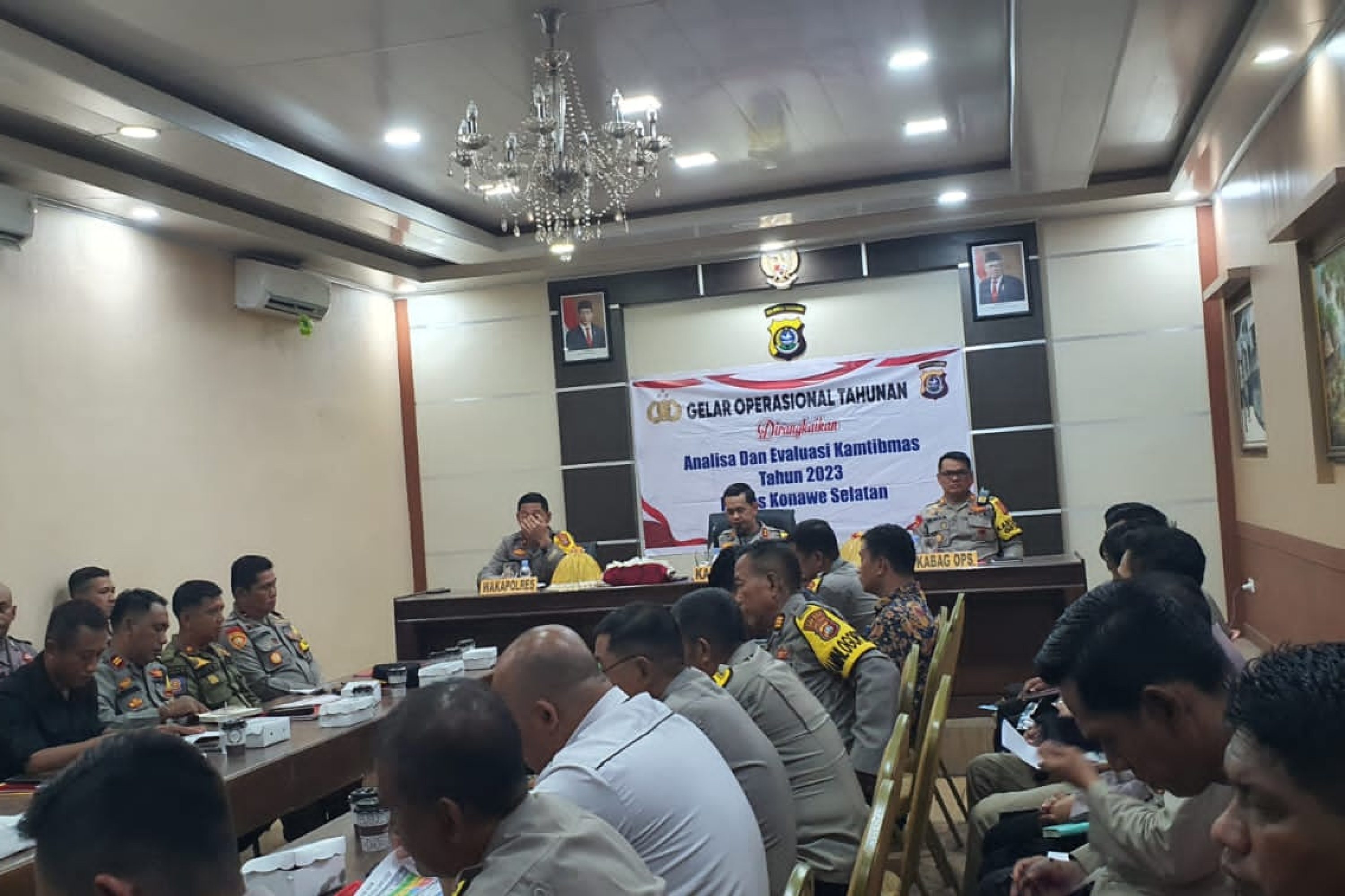 Gelar Operasional Bulanan, Ini Penekanan Kapolres Konsel Kepada Personel Pada Pemilu 2024