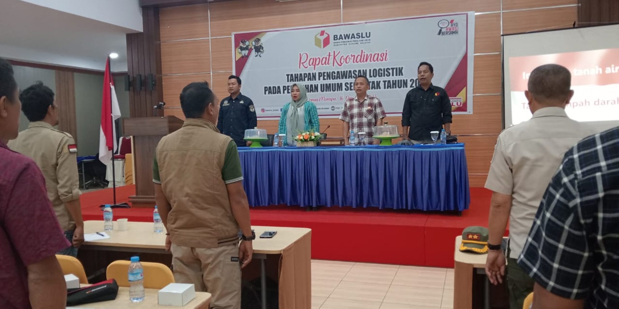 Sukseskan Pemilu 2024, Bawaslu Konsel Gelar Rapat Koordinasi Pengawasan Logistik