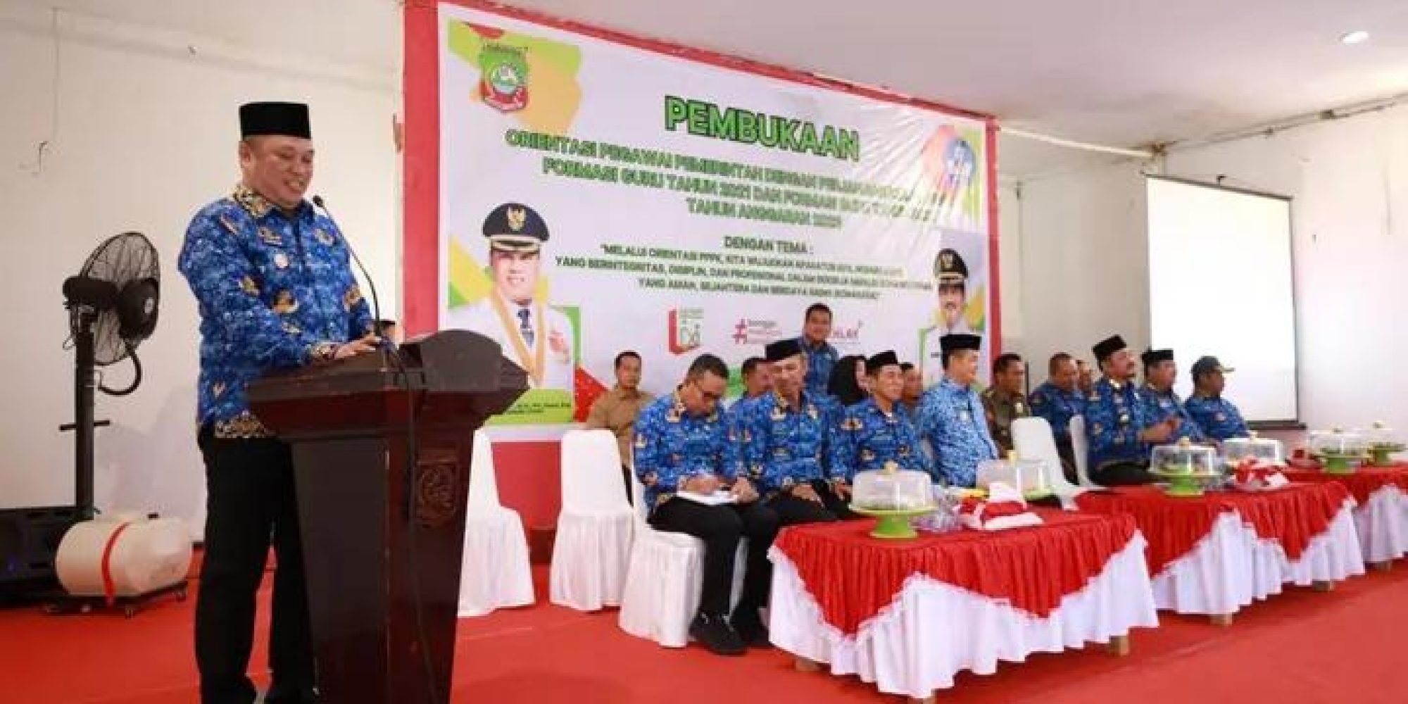 Bupati Konut Ruksamin Buka Orientasi PPPK Formasi Guru Tahun 2021-2022