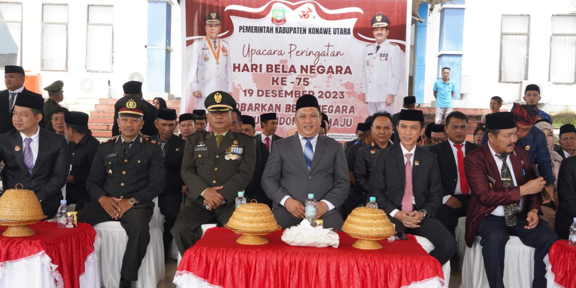 Bupati Konut Pimpin Upacara Hari Bela Negara Ke – 75