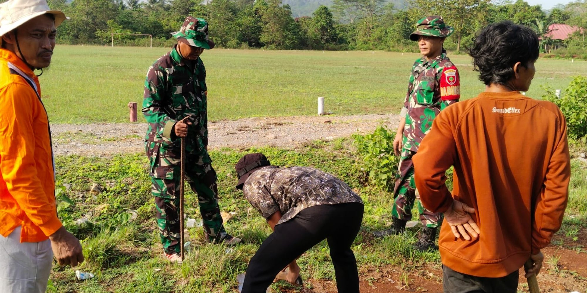 Kodim 1430/Konawe Utara Gelar Penanaman Pohon di Wilayah Kec. Motui