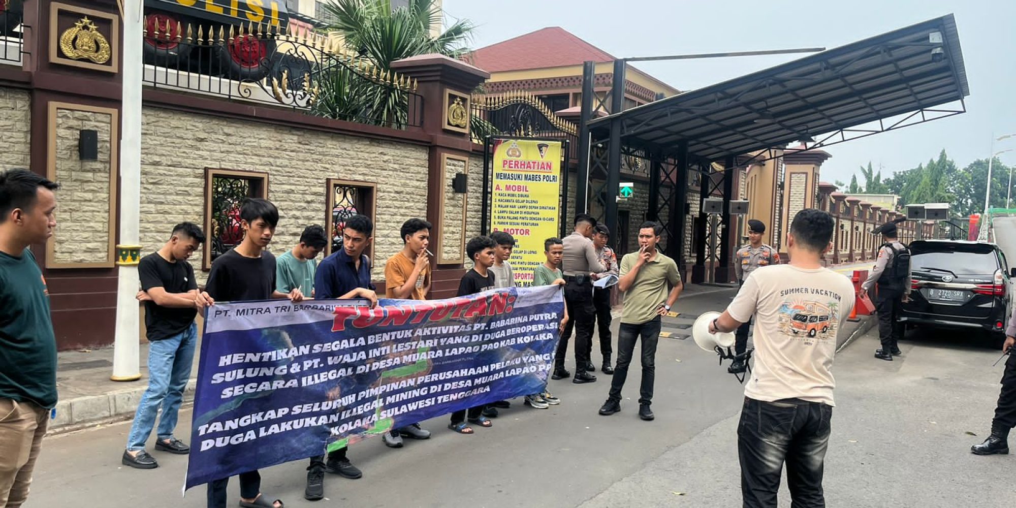HP21N Resmi Laporkan PT. BPS Dan PT. WIL Ke Mabes Polri Atas Dugaan Pertambangan Ilegal