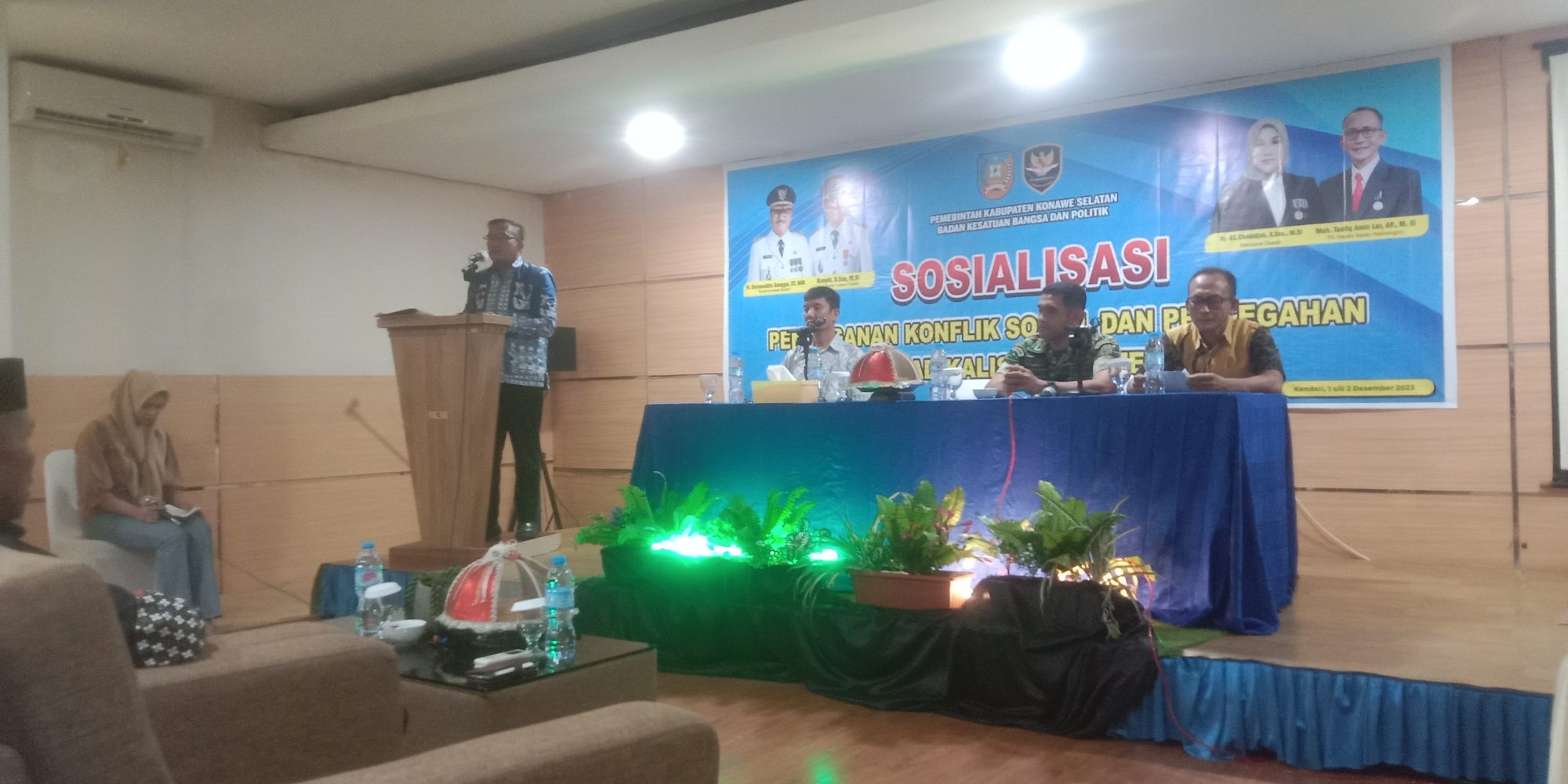Cegah Konflik Sosial Dan Paham Radikalisme Di Kalangan Masyarakat, Kesbangpol Konsel Gelar Sosialisasi