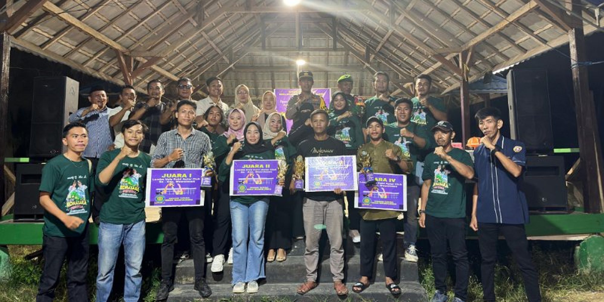 Menjelang HUT Konut Ke – 17, Camat Wawolesea Bersama Kepala Desa Dan Karang Taruna Menutup Turnamen Bola Voli