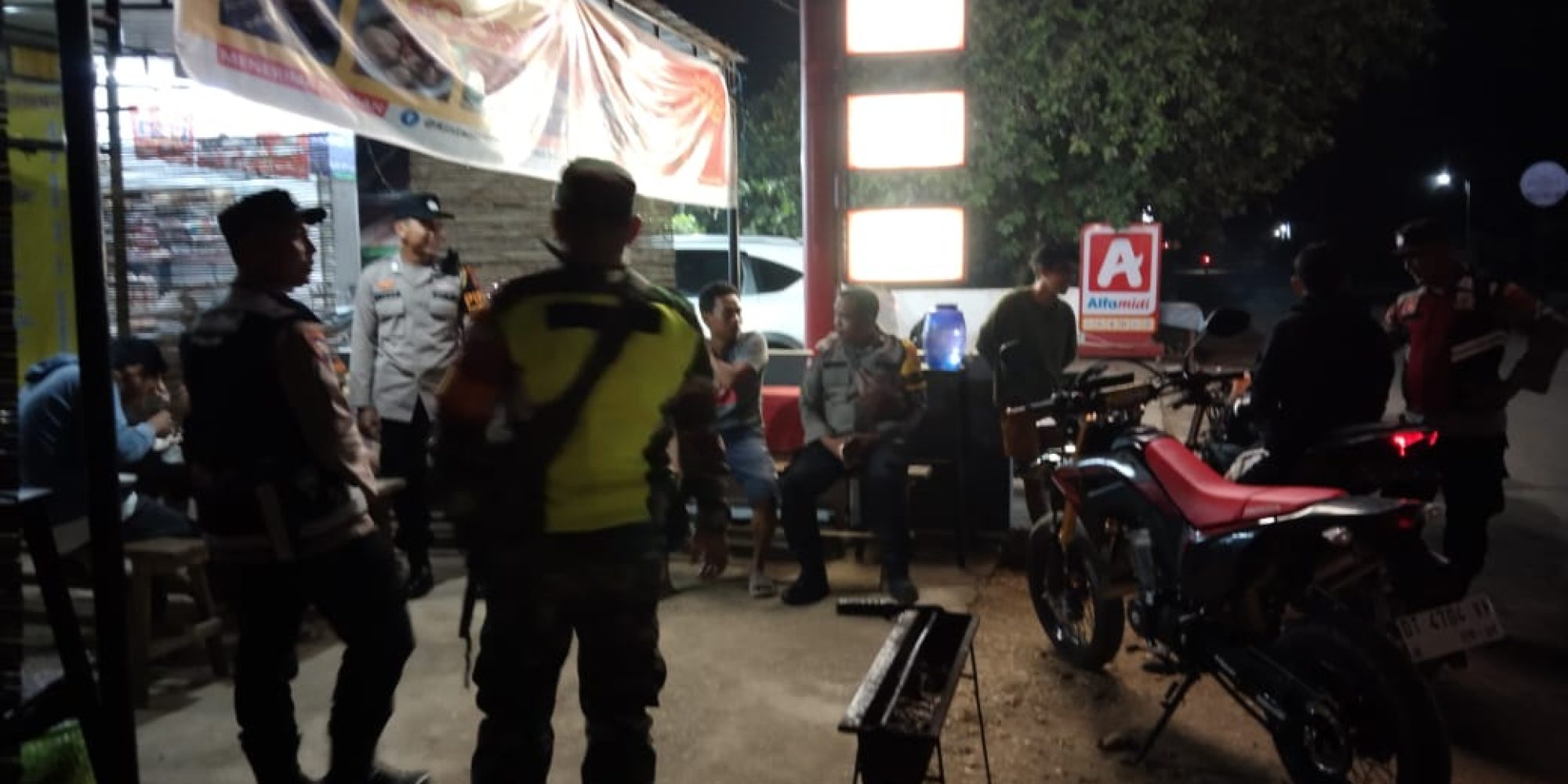 Melalui Patroli KRYD, Polsek Mowila Ajak Warga Jaga Kamtibmas Jelang Pemilu 2024