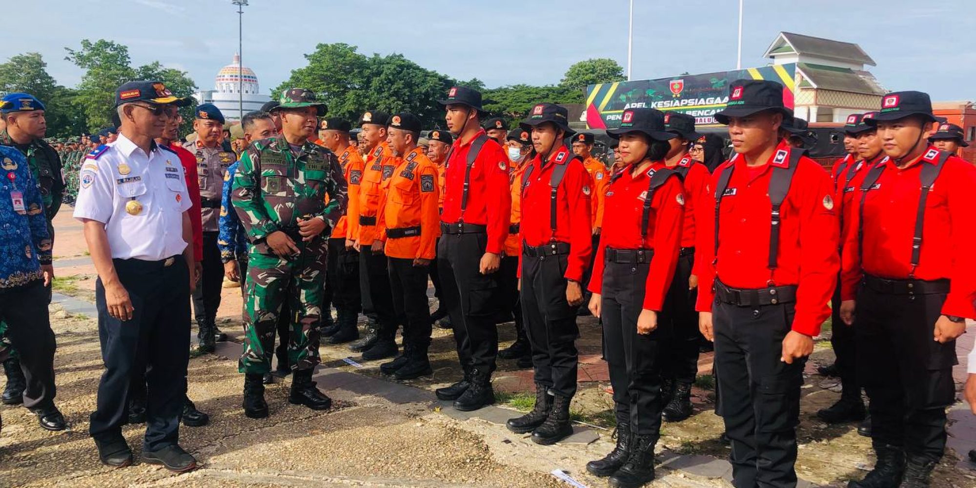 Memasuki Musim Penghujan, Korem 143/HO Gelar Apel Kesiap Siagaan Penanggulangan Bencana