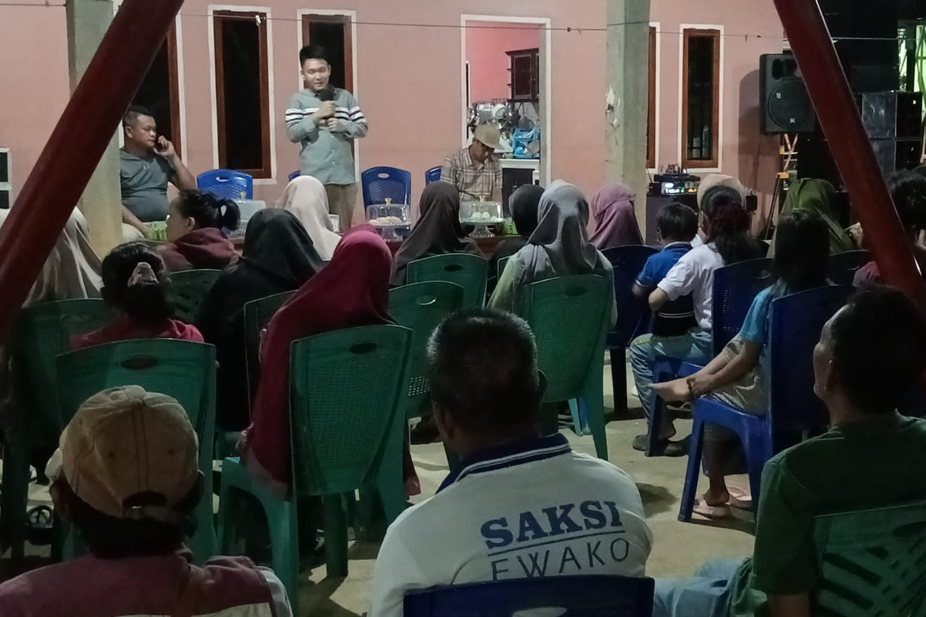 Polsek Mowila Gelar Pengamanan Kampanye Tatap Muka Dari Caleg DPRD Prov. Sultra Dapil Konsel – Bombana