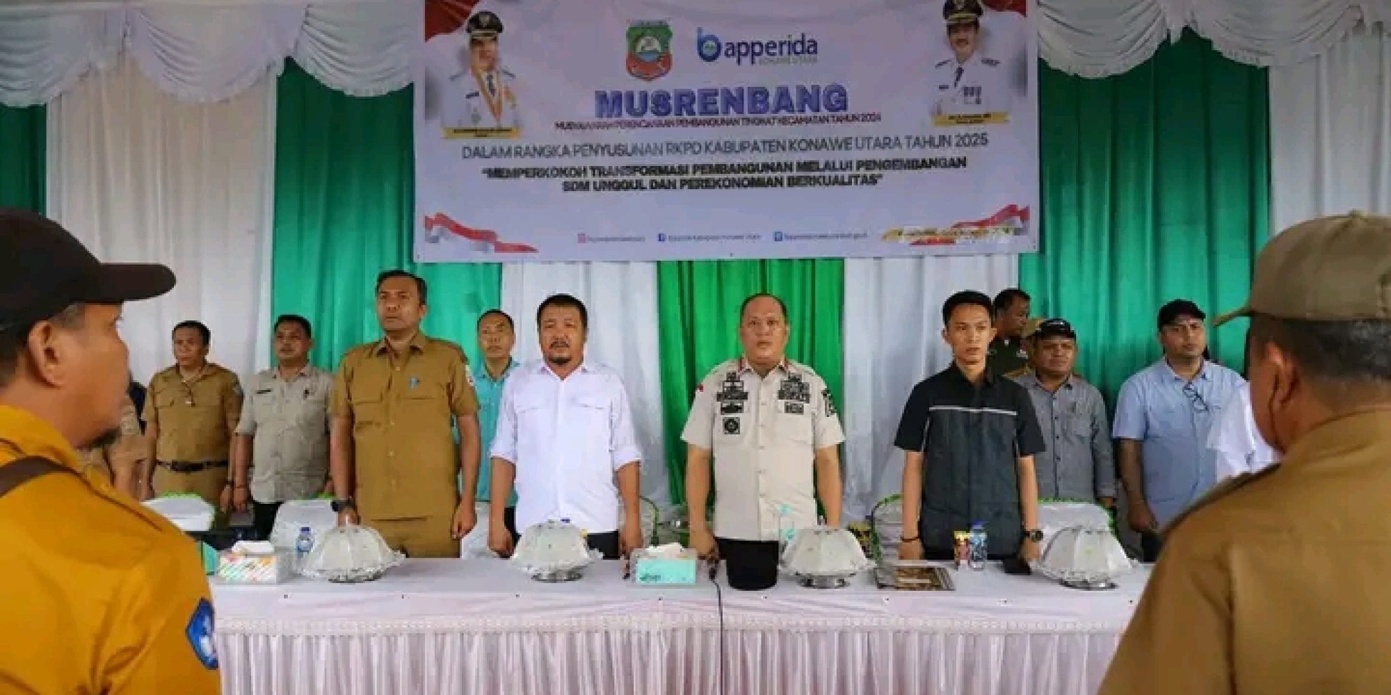 Buka Musrenbang Di Dua kecamatan Bupati Ruksamin Tergetkan Pembangunan 1800 MCK di Konut Tuntas 2024