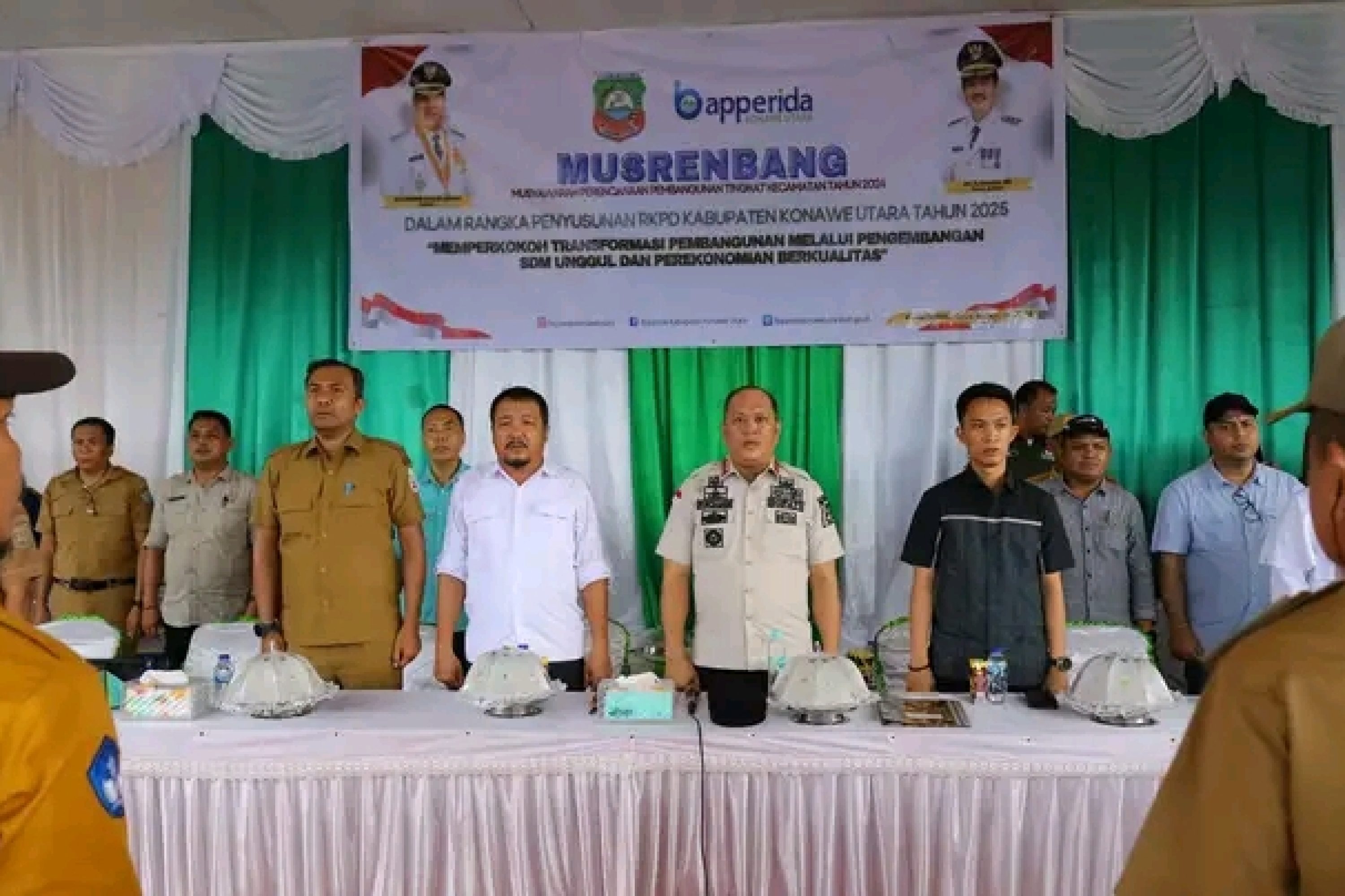 Buka Musrenbang Di Dua kecamatan Bupati Ruksamin Tergetkan Pembangunan 1800 MCK di Konut Tuntas 2024
