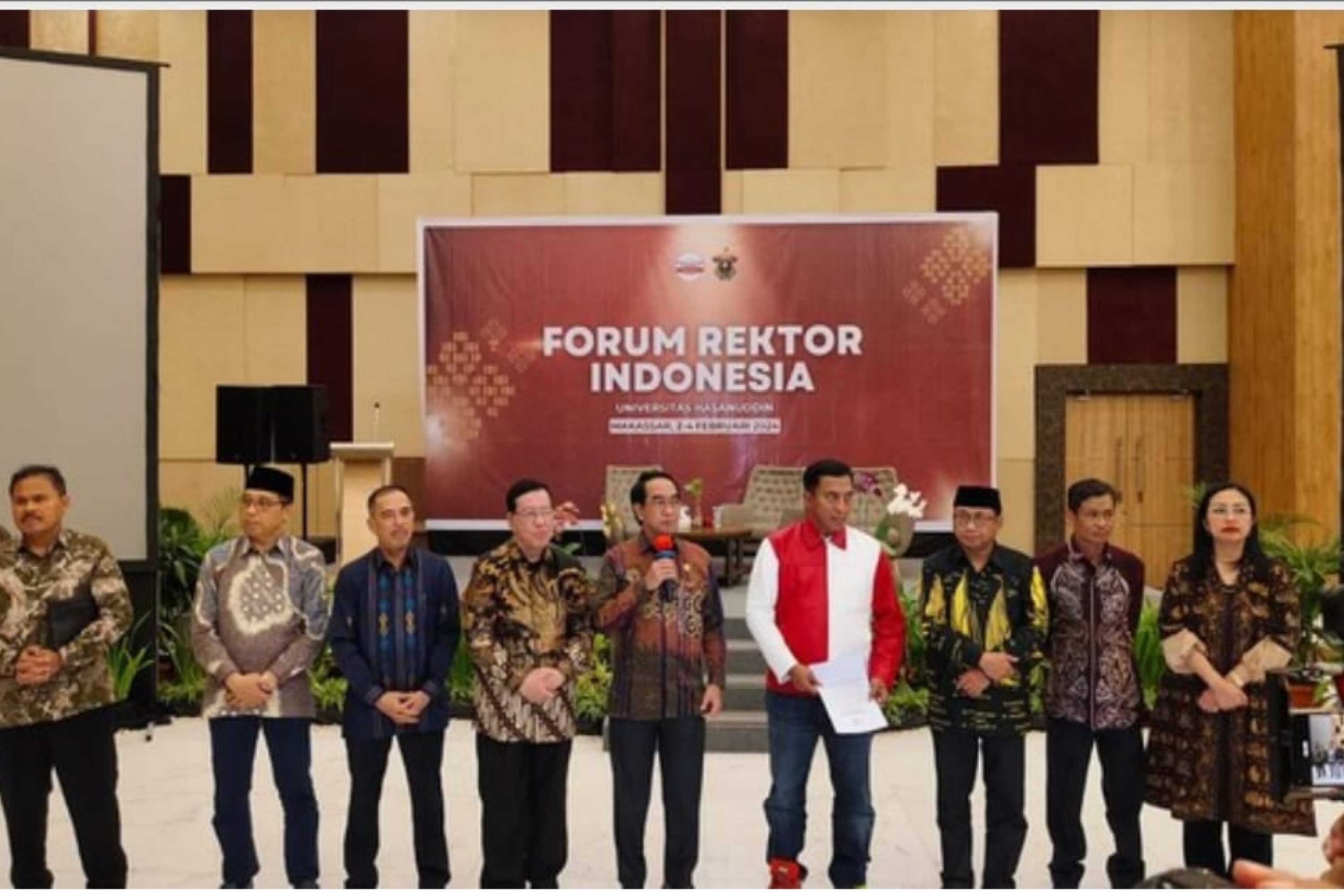 Jelang 14 Pebruari 2024, Forum Rektor Indonesia Gelar Deklarasi Pemilu Damai