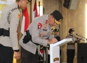 Mutasi Lima Pejabat Utama Polda Sultra, Kapolda Pimpin Sertijab di Aula Dachara