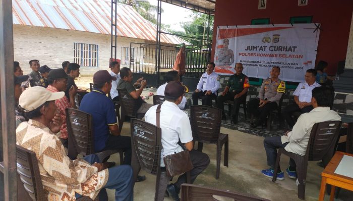 Knalpot Bogar Dan Judi Online Masih Jadi Keluhan Warga di Jumat Curhat Pada Kapolsek Mowila