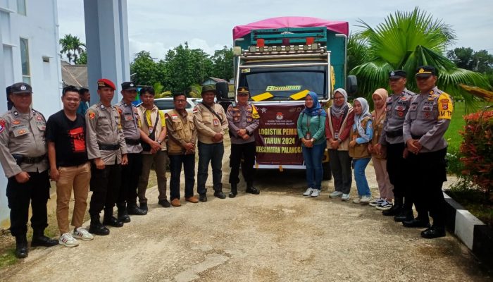 Hari Ini Serentak Pergeseran Kotak Suara Dari PPK Ke PPS, Kapolres Konsel : Kami Berikan Pengamanan Dan Pengawalan Sampai Tujuan