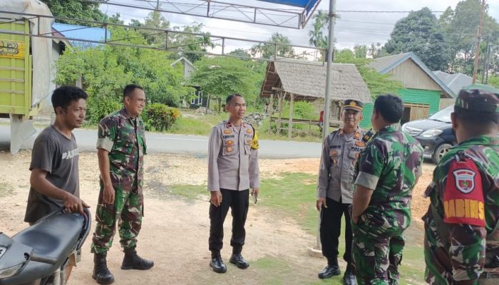 Distribusi Kotak Suara Pemilu 2024, TNI/Polri Kawal Dan Amankan Giat Pergeseran Logistik Pemilu di Kec Mowila