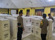 Pastikan Logistik Pemilu Aman Jelang PSU , Polsek Angata Lakukan Penjagaan Ketat Di PPK