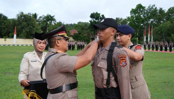 Pembukaan Pendidikan Pembentukan Bintara Polri Gelombang I Tahun 2024 di SPN Polda Sultra
