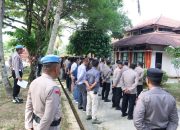 KPUD Konsel Laksanakan Pleno, Untuk Pengamanan, 150 Personel Polres Konsel Diterjunkan