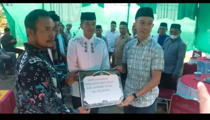 Wabub Dan Ketua DPRD Konut, Kembali Salurkan Bantuan Pembangunan Rumah Ibadah Dan Paket Sembako