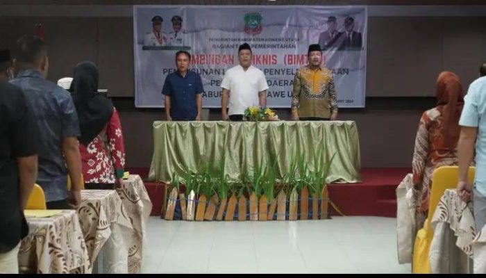 Sebanyak 32 Admin OPD Lingkup Pemda Konut Menggelar Bimtek LPPD Di Hotel Ataya